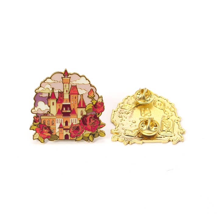 Awesome Pattern Studio - Wholesale Lapel pin/button - Enamel Pin - Belle Castle. Badge, Lapel Pin2