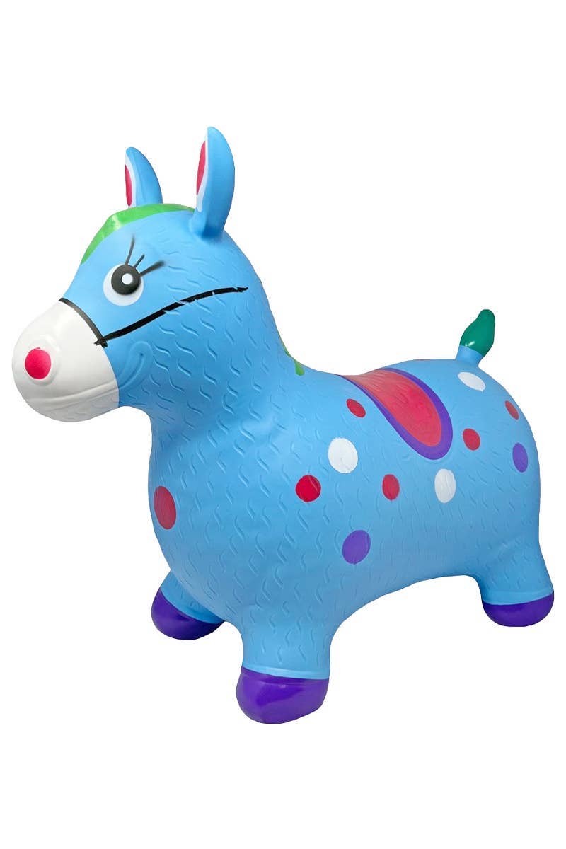 ASSORTED Kids Pinata Donkey Horse Inflatable Pvc Hopper Toy for wholesale on Faire3