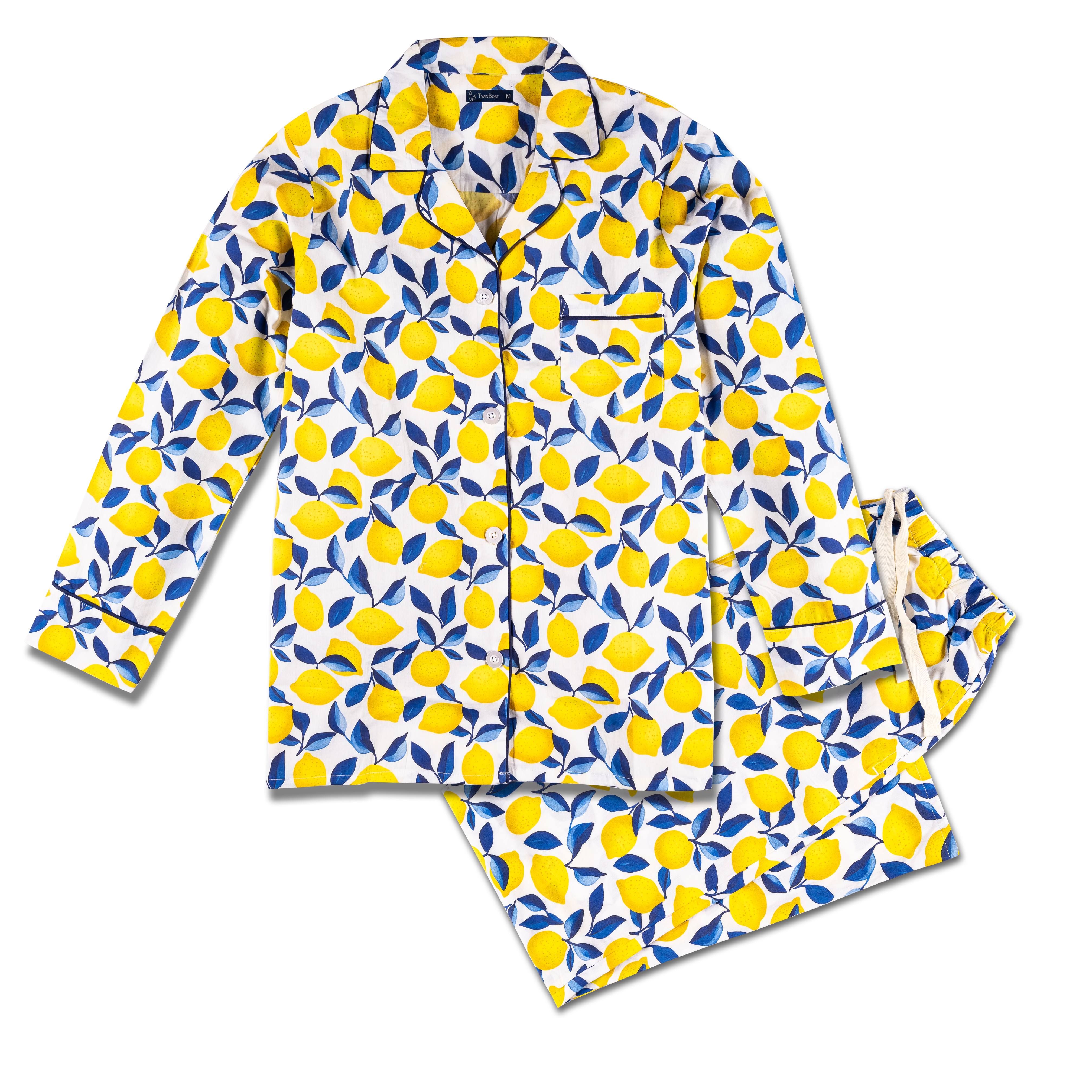 Noble Mount - Vendita all'ingrosso Completo pigiama - Donna - Set pigiama da donna in popeline di cotone 100%19