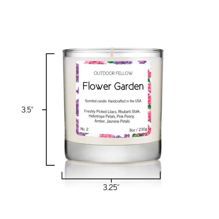 Outdoor Fellow - Wholesale Jar/Filled Candle - Flower Garden Scented Candle8