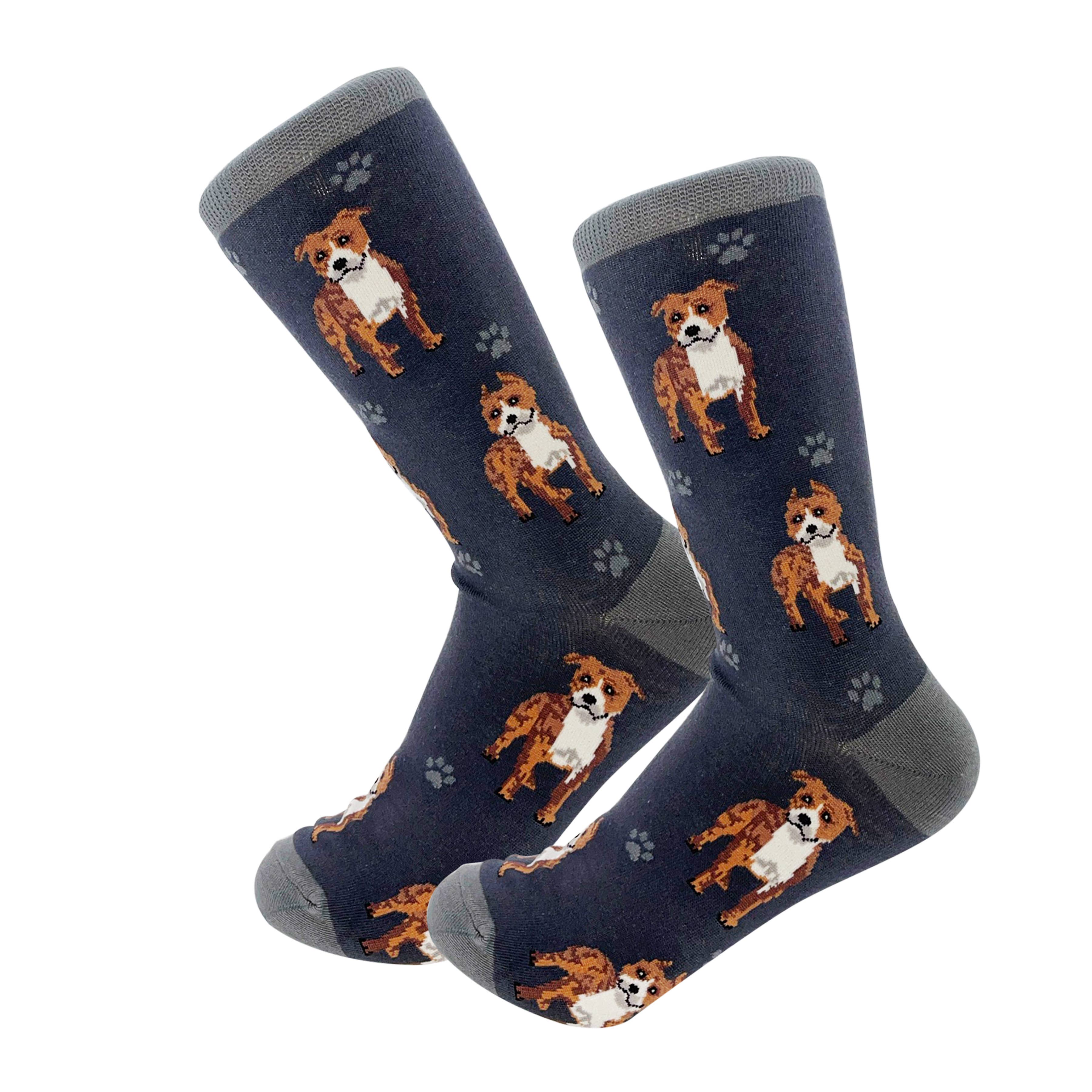 E&S Pets - Wholesale Socks - Unisex - Pitbull Socks - Fun Novelty Dog Socks - Unisex0