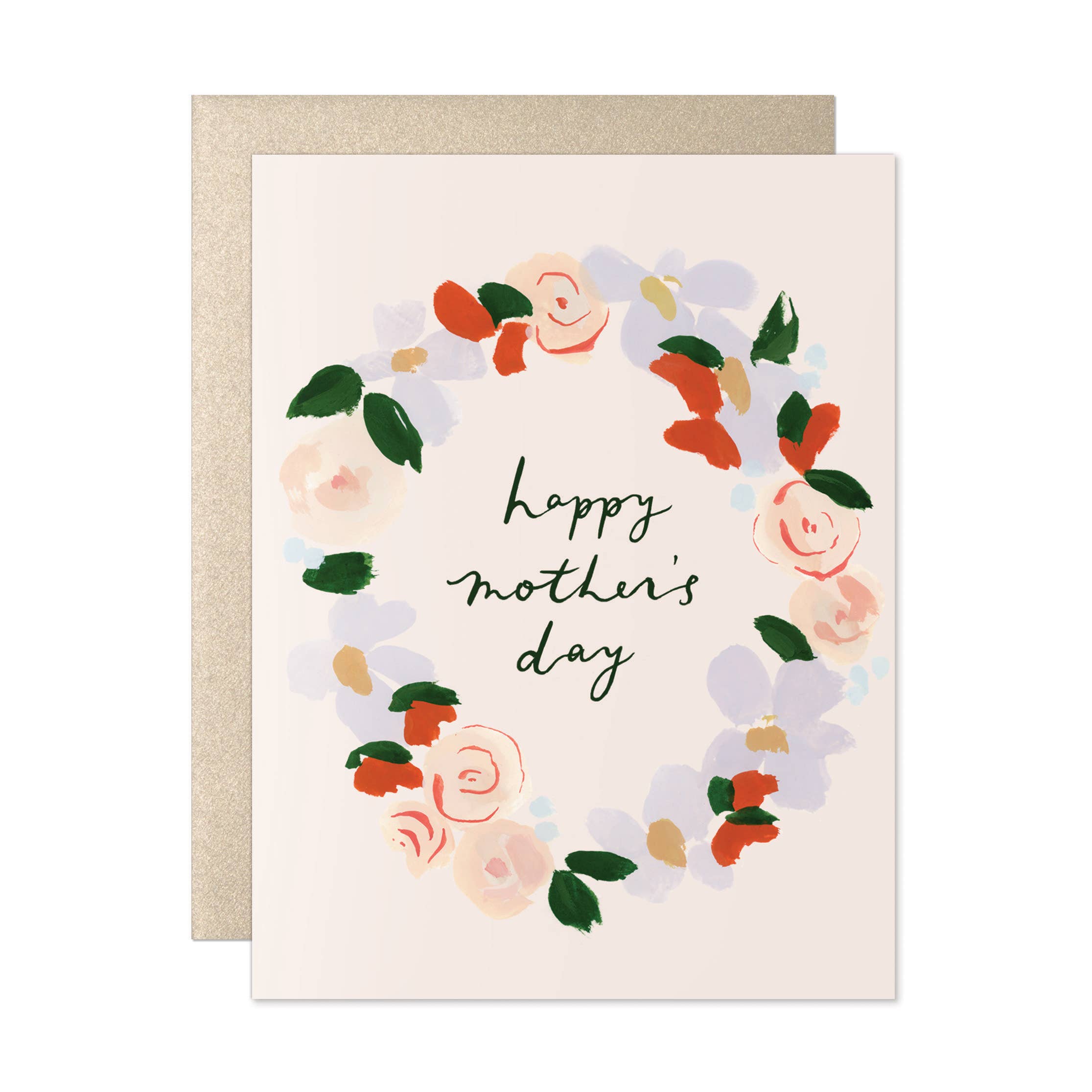 Our Heiday - Wholesale Mother's Day Card - Happy Mother's Day Wreath Card1