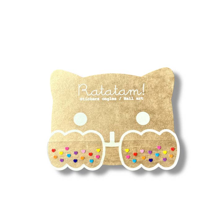 Adesivi per unghie cuori - Multicolore per la vendita all'ingrosso da parte di Ratatam!
