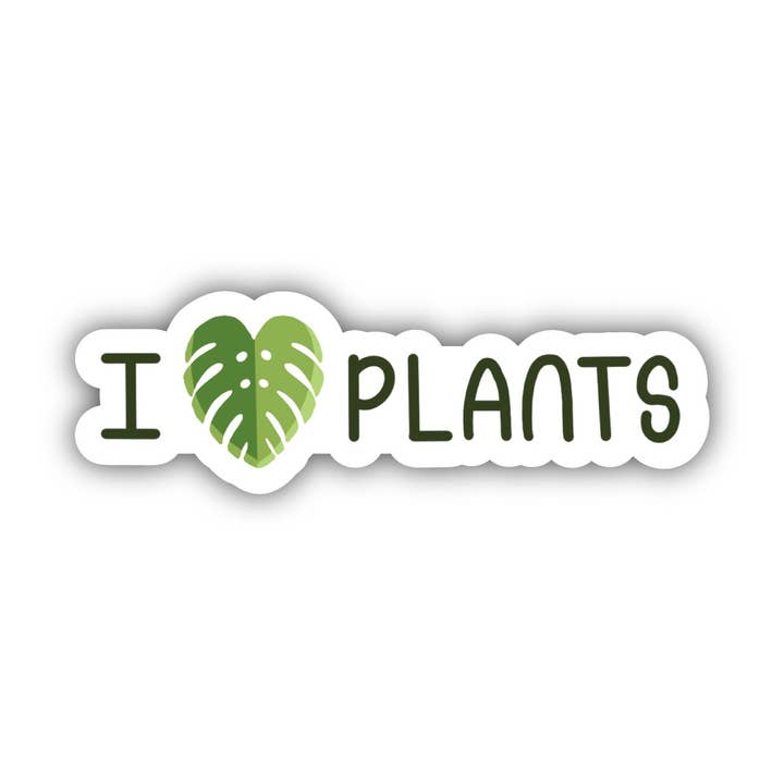 I Heart Plants Sticker for wholesale by Big Moods