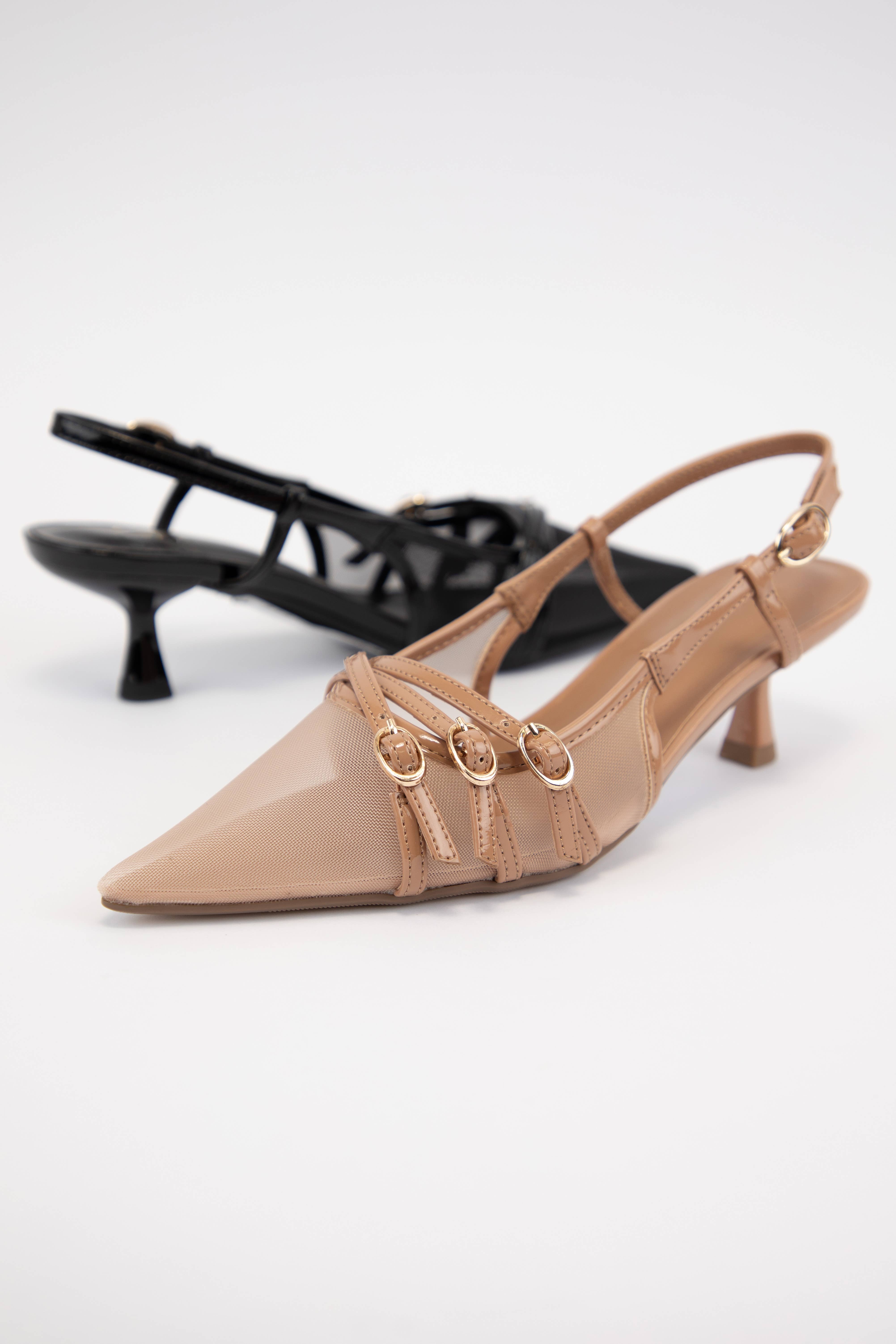 CCOCCI - Wholesale Low Heels - Women's - LORENZO MESH KITTEN HEEL5