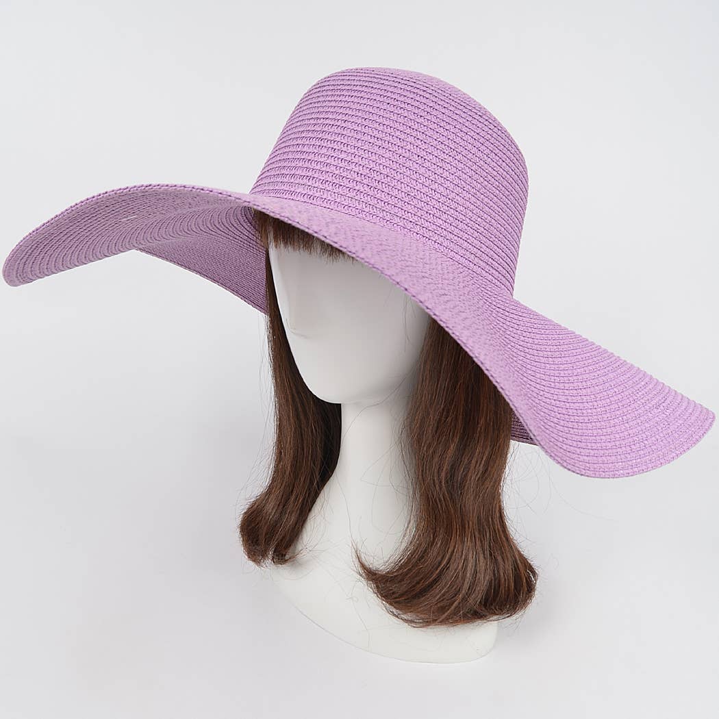 3AM BY H&D ACCESSORIES - Wholesale Straw Hat - Women's - Wide Brim Beach Hat12