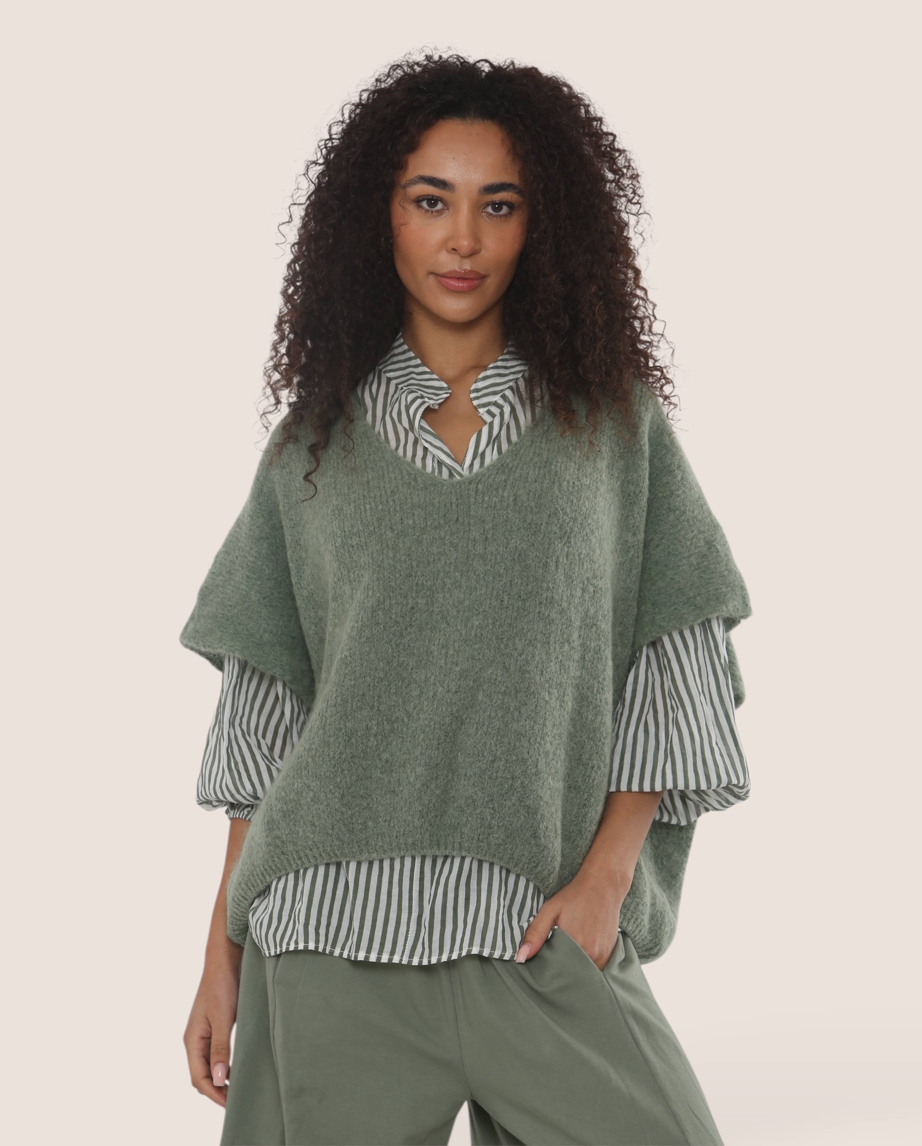 Terminal 1 Clothing – wholesale Tank top – Women′s – Mohair Drop Shoulder Tank Top40