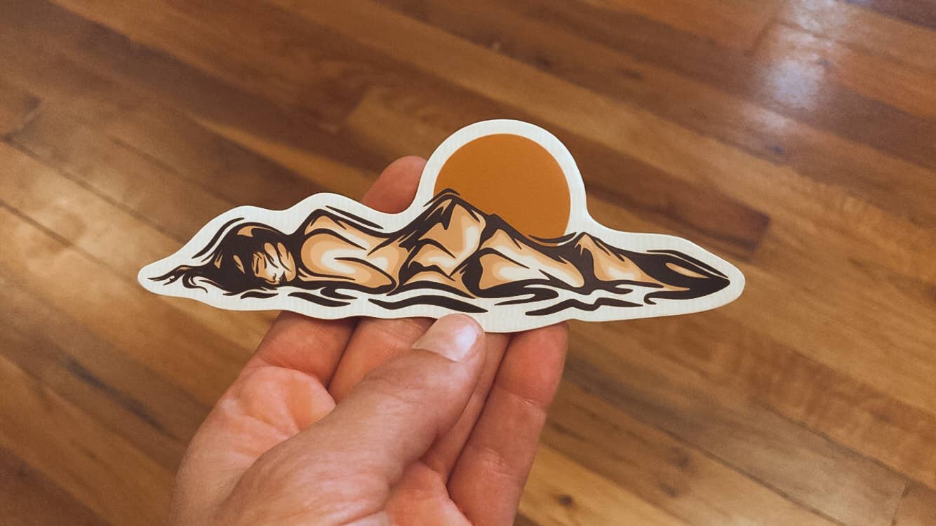 Issa Designs - Wholesale Sticker - Mountain Goddess Sticker1