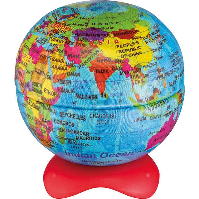 Maped Helix USA - Wholesale Pencil Sharpener - Globe 1-Hole Metal Canister Pencil Sharpener