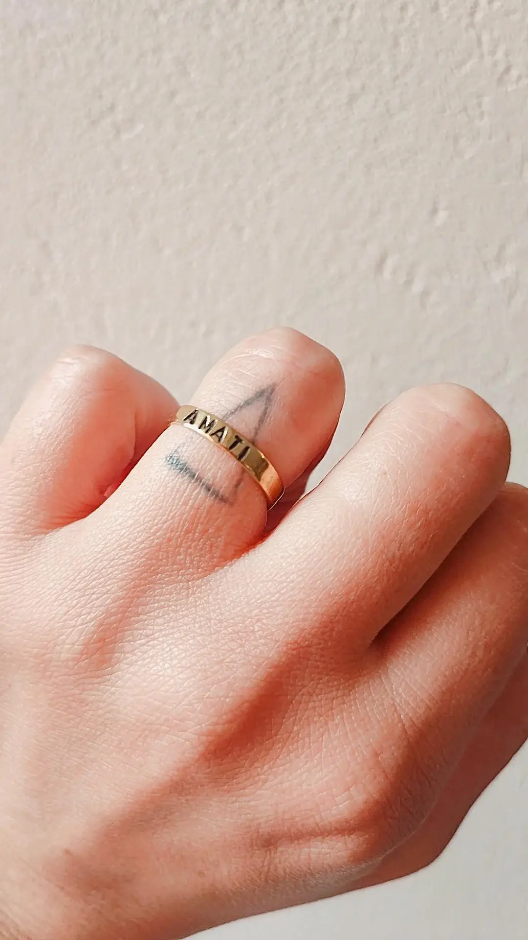 Loti jewels - Wholesale Band/Stacked Ring - ROSE RING IN BRASS WITH ENGRAVING8