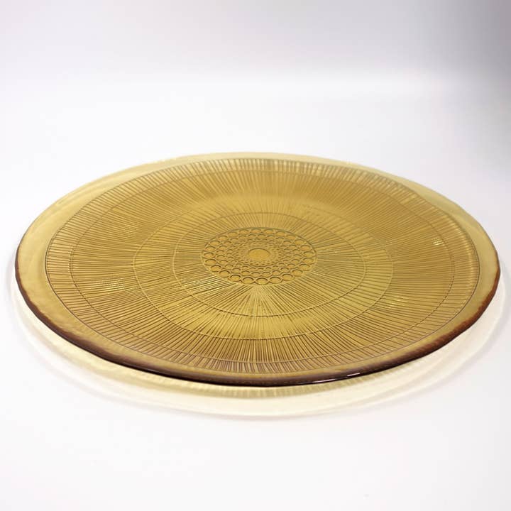 Jarapa - Wholesale Platter - 32cm Recycled Glass Zenda Platter (6/case)