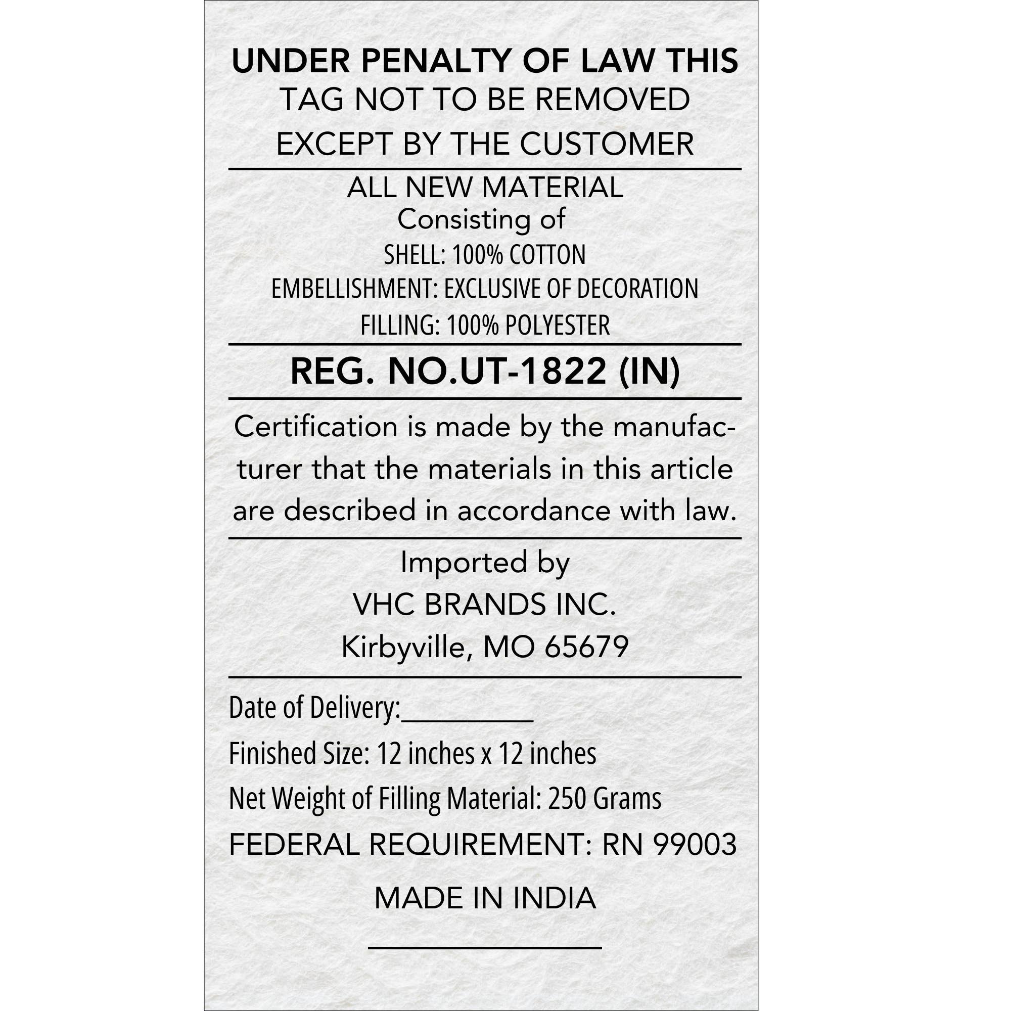 VHC Brands - Wholesale Throw/Decorative Pillow - 3 Christmas Trees Black Woven Pillow 12x126