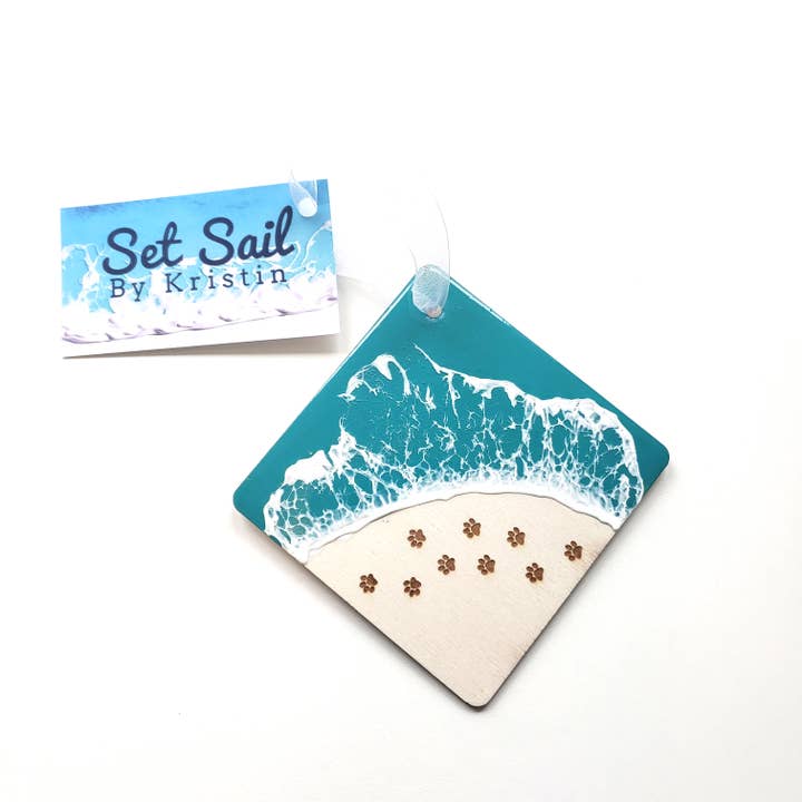 Adornos de madera y resina para venta al por mayor de Set Sail by Kristin