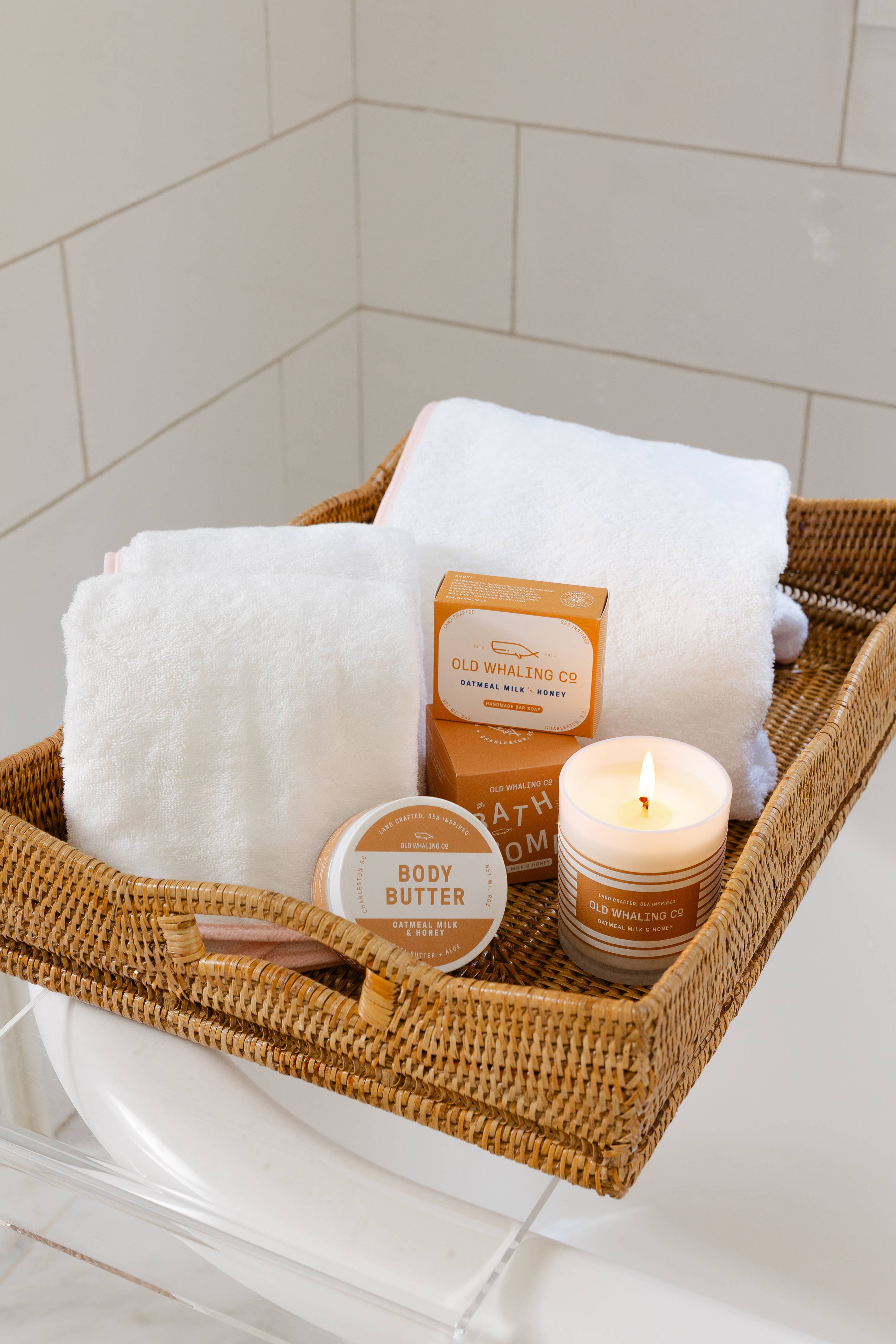 Old Whaling Company - Vente Bombe de bain/poudre effervescente pour le bain - Bombe de bain au lait et au miel5