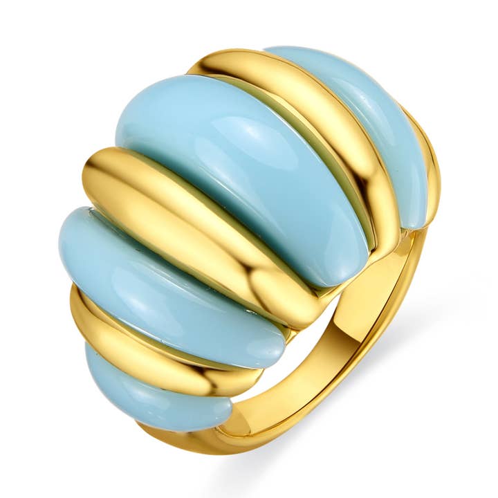 Anello Luxenter Rawil finitura oro 18k per la vendita all'ingrosso da parte di Luxenter