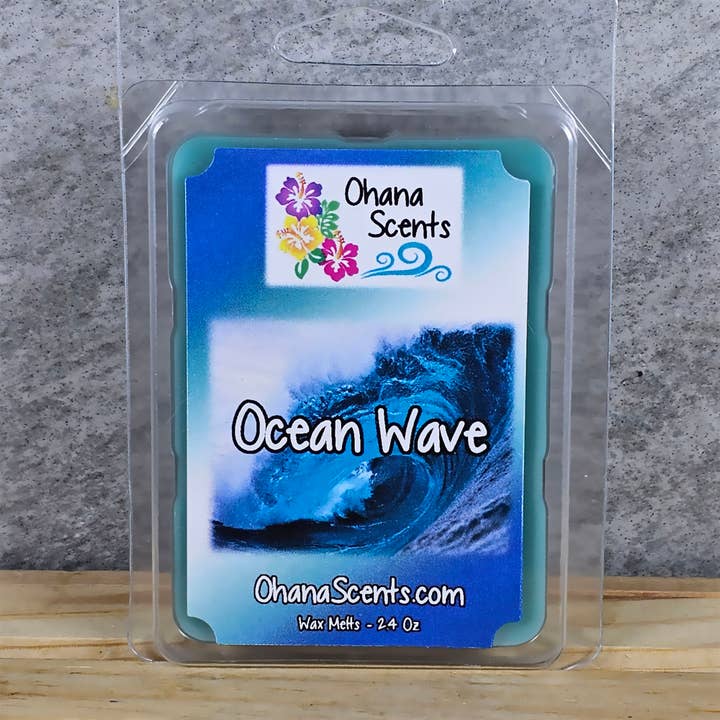 Ocean Wave Scented Wax Melts for wholesale by Ohana Scents