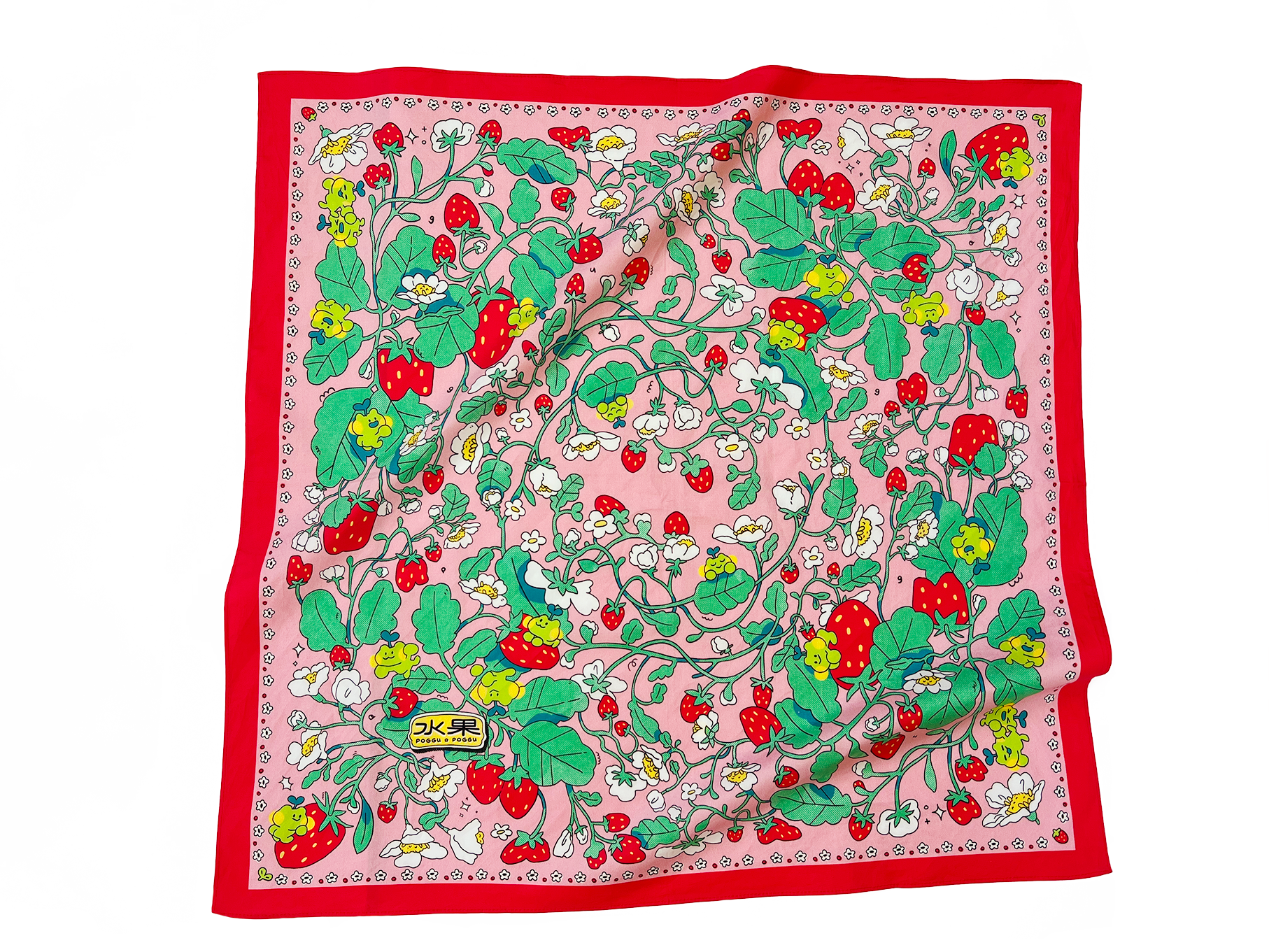 pogpals - Wholesale Bandana - Women's - Strawberry Froggy ✿ Bandana5