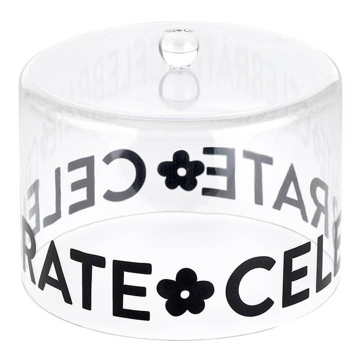 Santa Barbara Design Studio by Creative Brands - Wholesale Cake Stand - Acrylic Cake Dome - Celebrate - Large