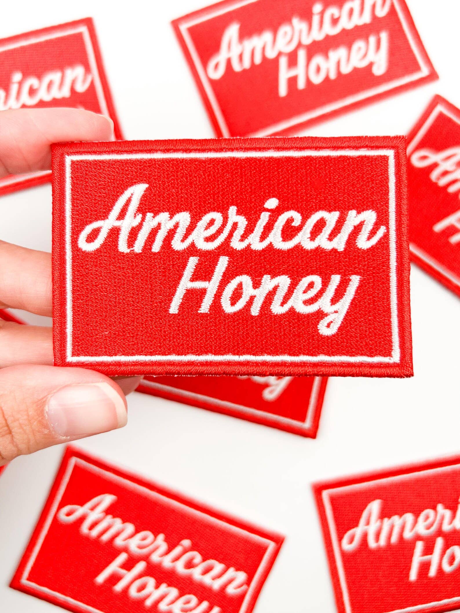 Field Trip Threads - Wholesale Patch - American Honey Patch – Embroidered Iron On Patch Country 4