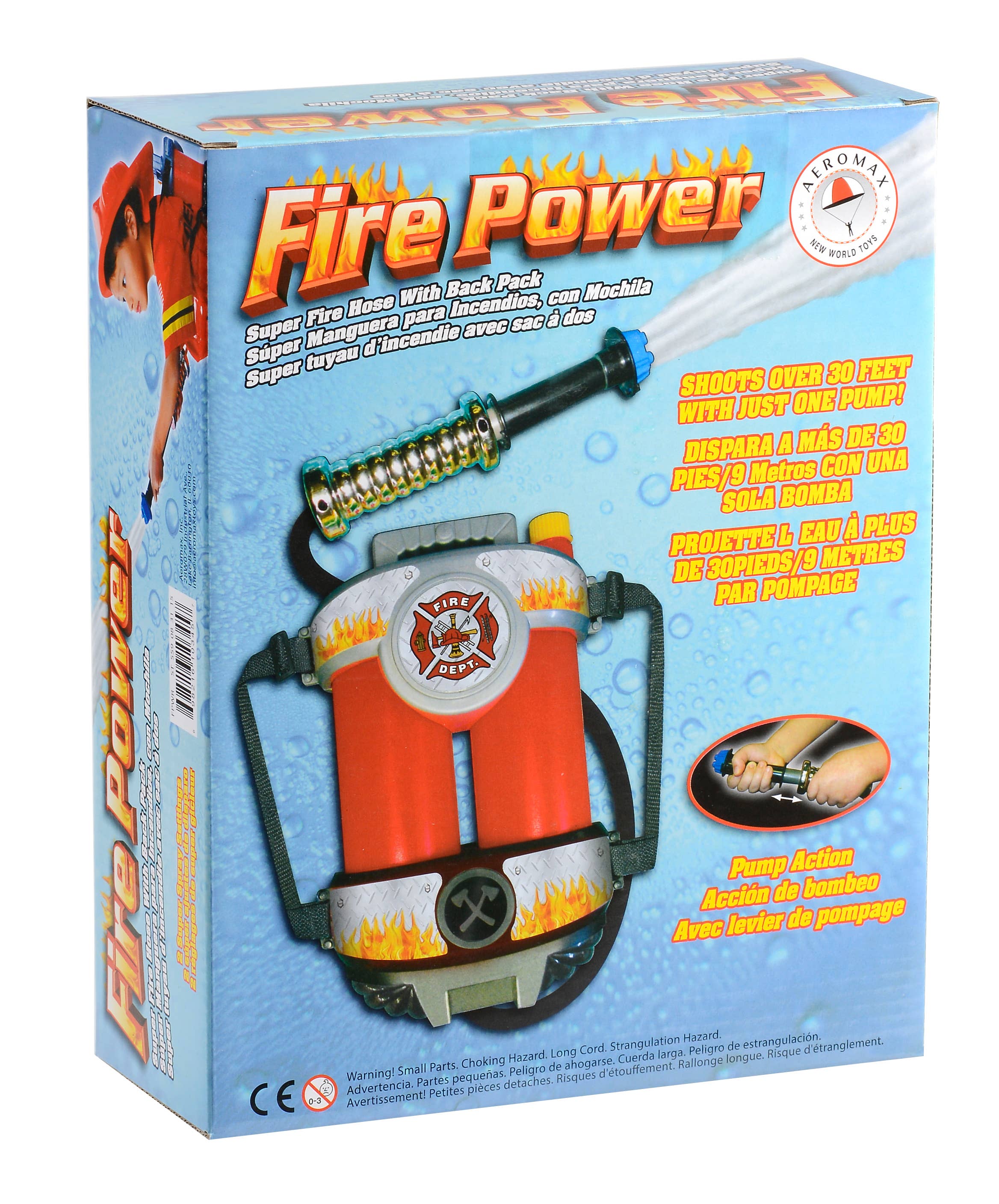 Aeromax Toys - Wholesale Beach/Pool Toy - Kids & Baby - Fire Power, Super Fire Hose With Backpack6