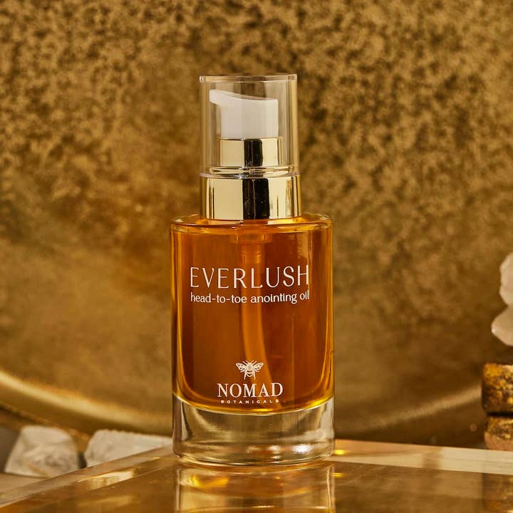 Nomad Botanicals - Vente Huile pour le bain/corps - Huile d'onction de la tête aux pieds Everlush4