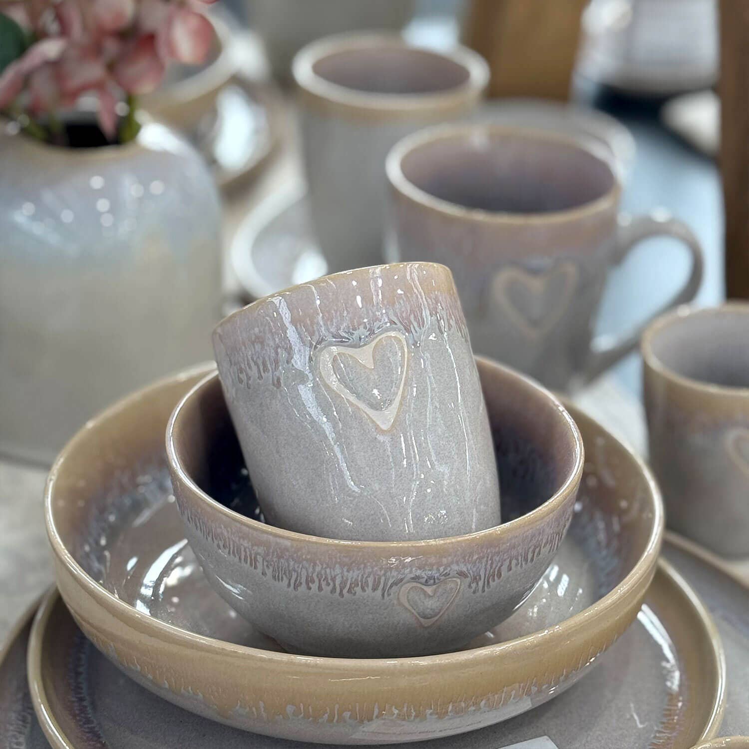 Mea-Living - Wholesale Dinner Plate - Stoneware soup plate, 20 cm, polar white1