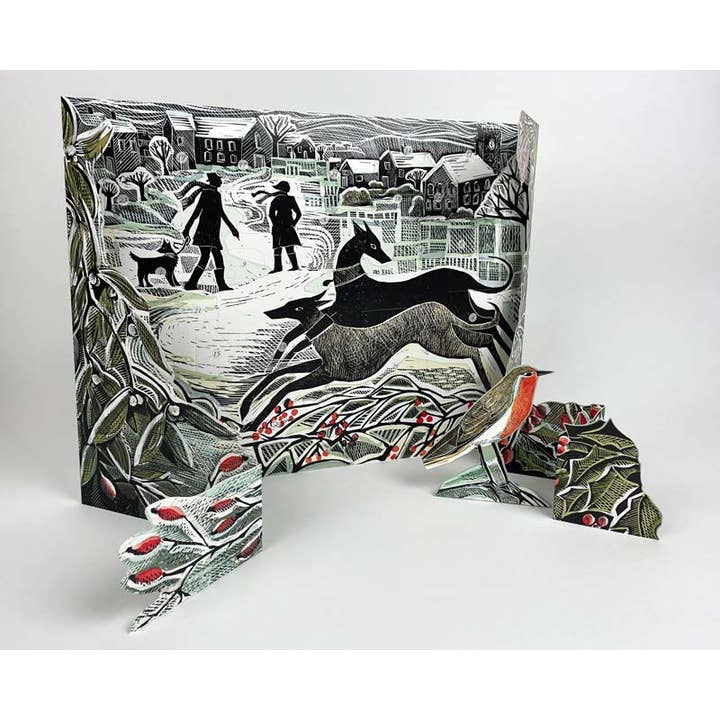Art Angels - Wholesale Advent Calendar - Whippet Wonderland Advent Calendar - Angela Harding