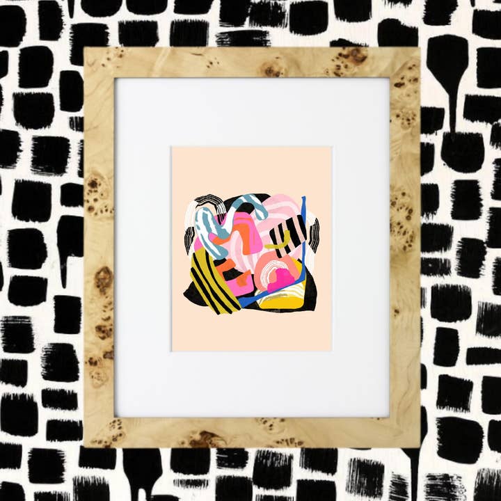 Art Print | Abstract Print | Bumble Print | Design | Giclee Print | Illustration | Abstract Art | Bumble | Nashville for wholesale by Facing the Sunshine Stationery + Design