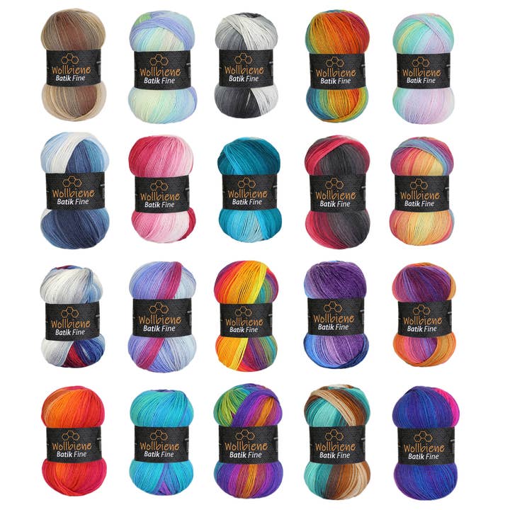 Wollbiene - Wholesale Yarn - Woolbee Batik Fine Gradient Wool Knitting Wool
