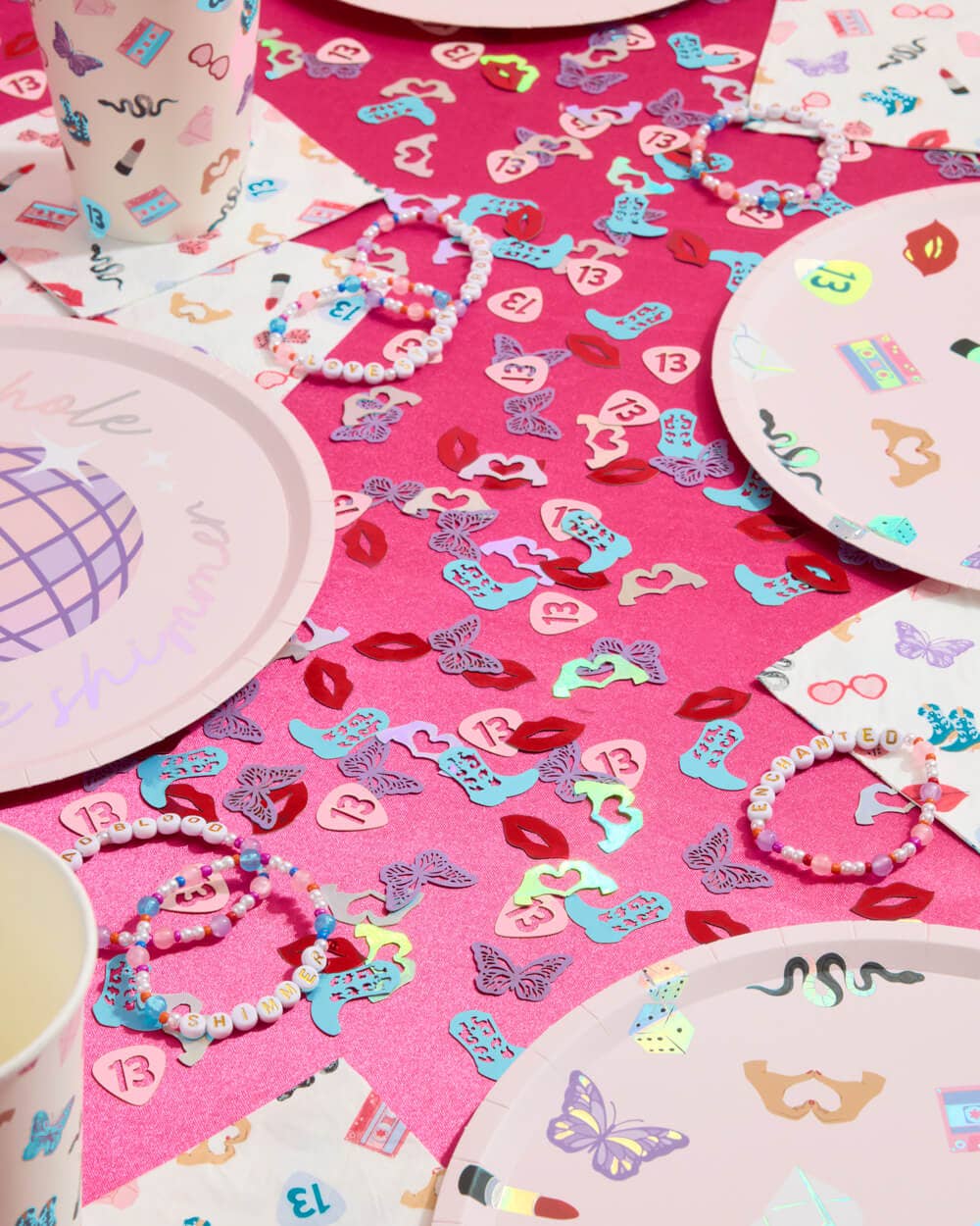 xo, Fetti - Wholesale Confetti - Eras Party Confetti | eras icons, pink decor, birthday, bach4