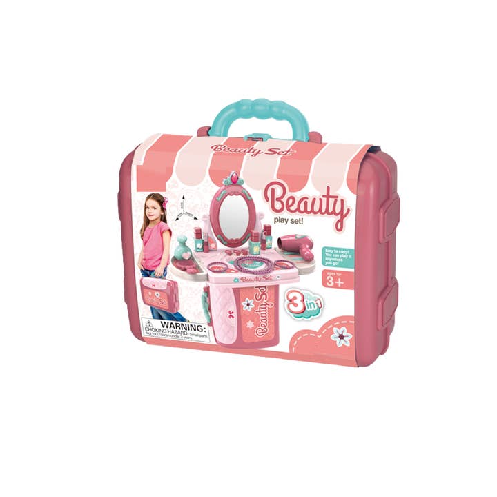 Streamline - Wholesale Toy Set - Kids - Beauty Vanity Playset in a Case, 22 pcs