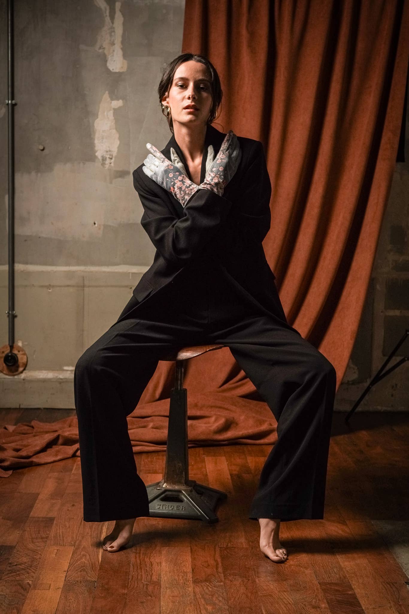 FST le french studio - Wholesale Gloves - Women's - Women's wool gloves LICHEN2