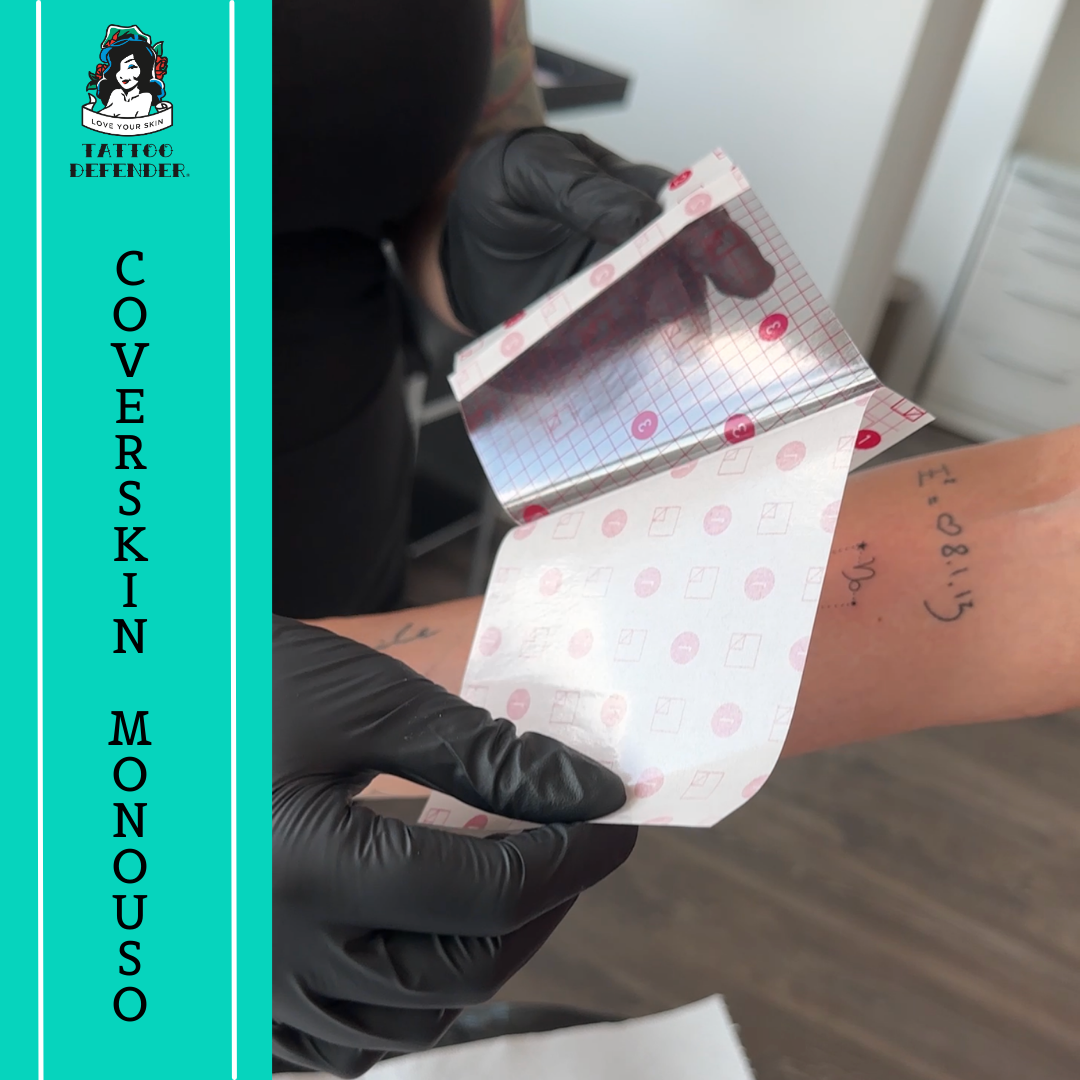 Tattoo Defender - Wholesale Tattoo Ointment/Care - Protective and water-repellent film for tattoos in sheets3