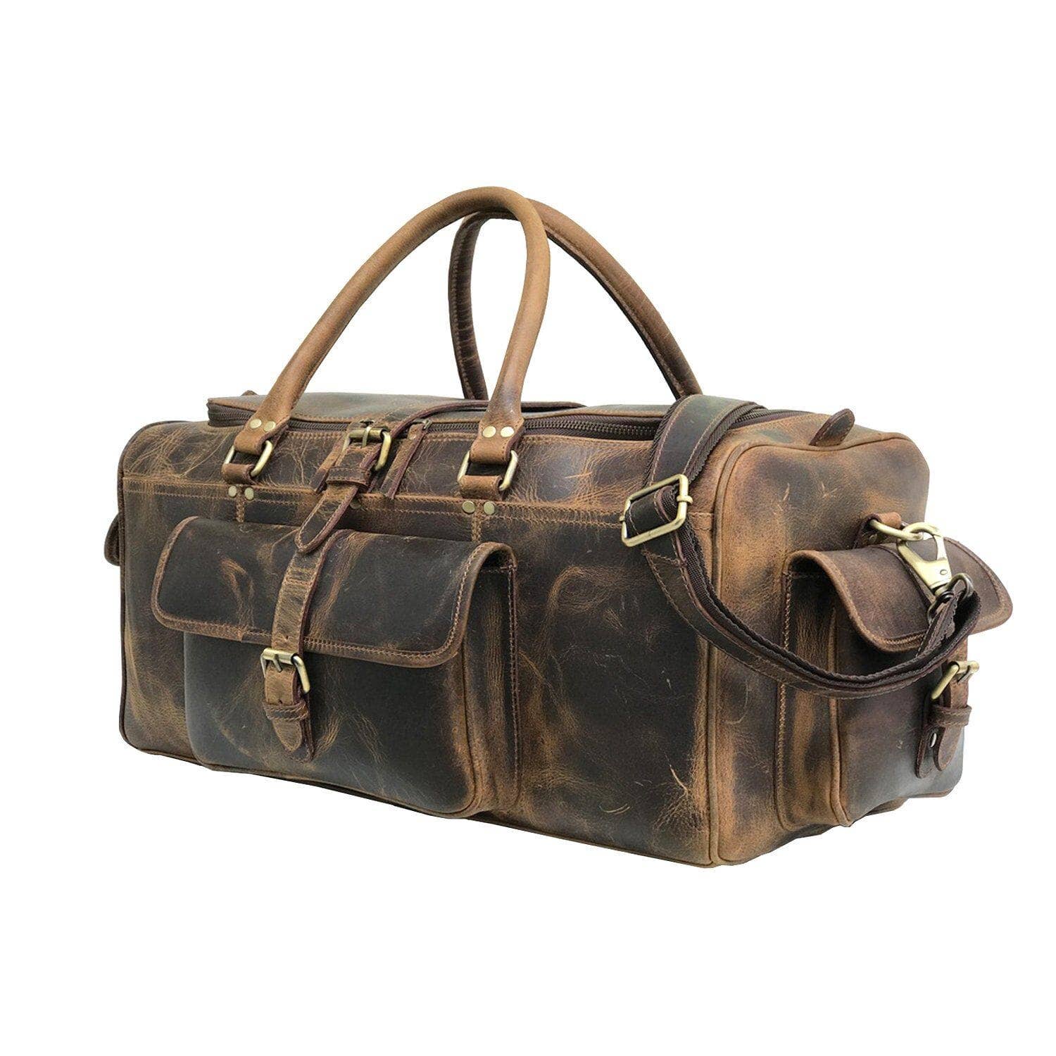 Classy Leather Bags - Wholesale Weekender Bag - Men's - Roosevelt Buffalo Weekender1
