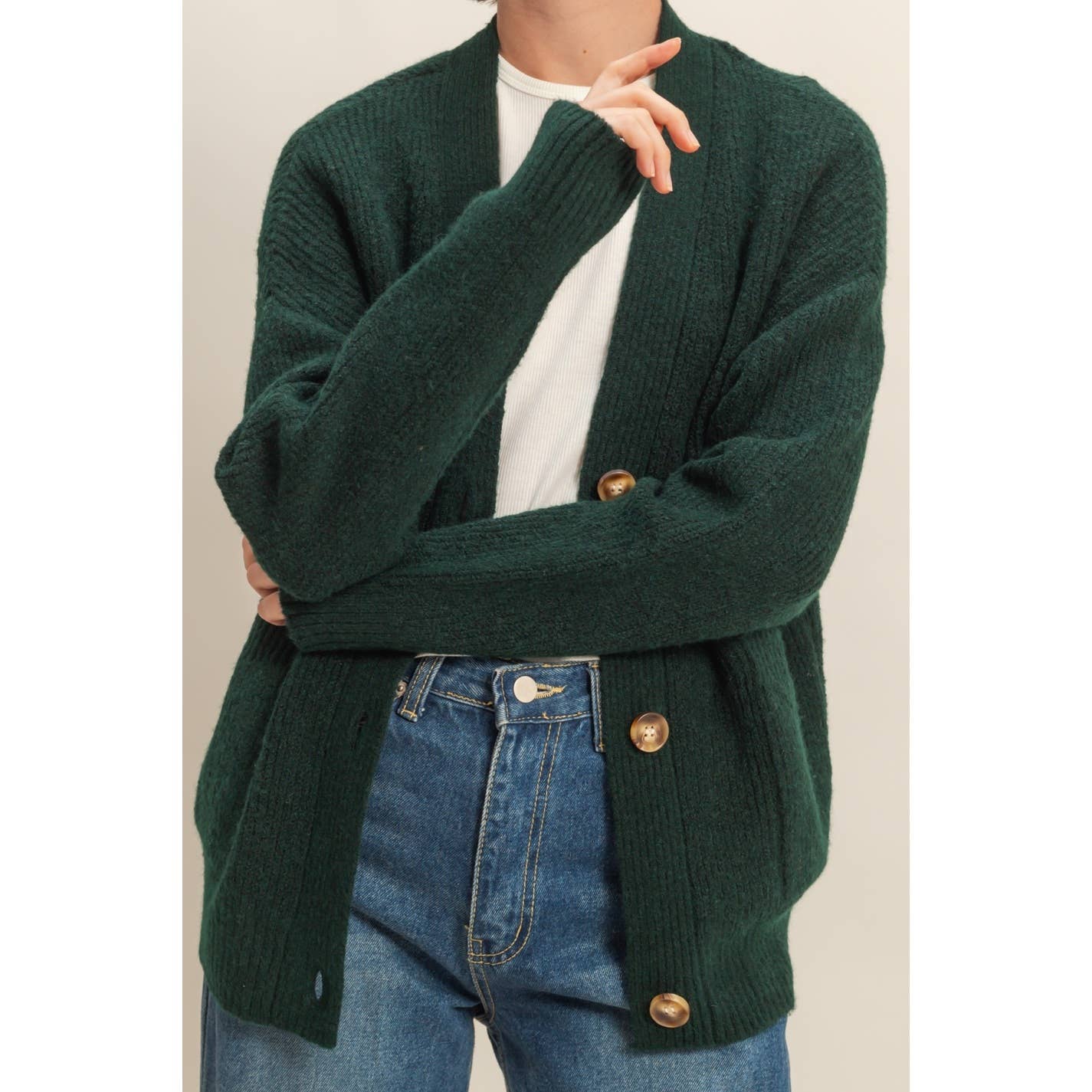 HYFVE - Wholesale Cardigan - Women's - Oversized Sweater Cardigan With Front Pockets20