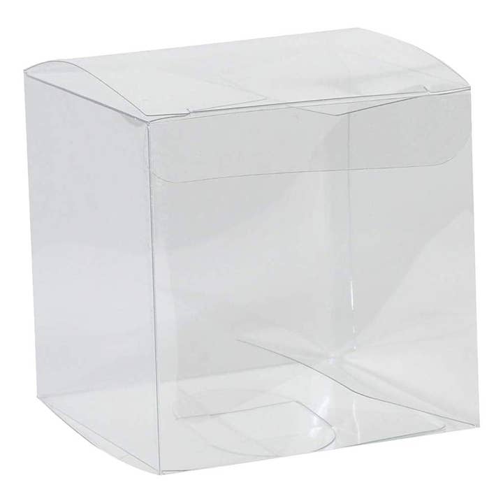 Clear Pet Plastic Storage Boxes 18 Pack 3"X3"X3" for wholesale by Hammont
