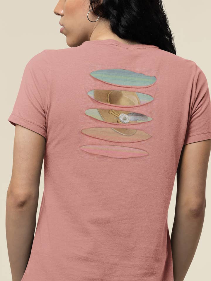 Ripped Rags Autumn Cowgirl Hat Women's Ripped T-shirt for wholesale by Ripped Rags