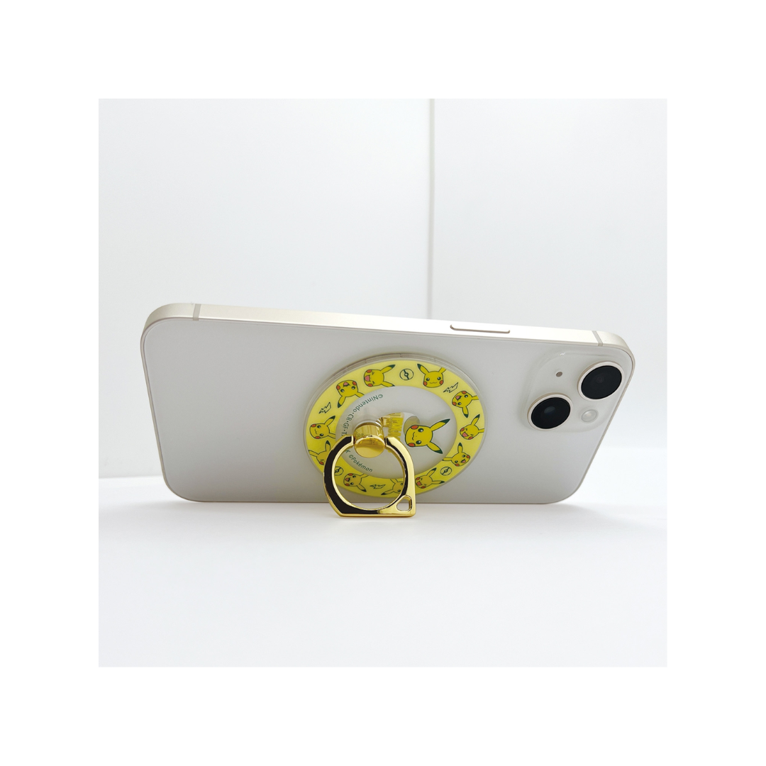 Just Snap Up - Vendita all'ingrosso Cinturino portacellulare - Pokémon Pikachu - Anello per Smartphone Compatibile con MagSafe3