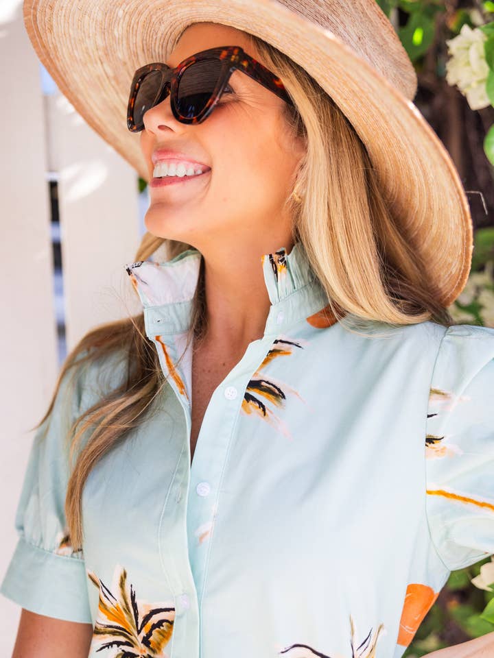 Kathleen Maeve - Wholesale Dress - Women's - Palma Dress | Sun Coco Blue7