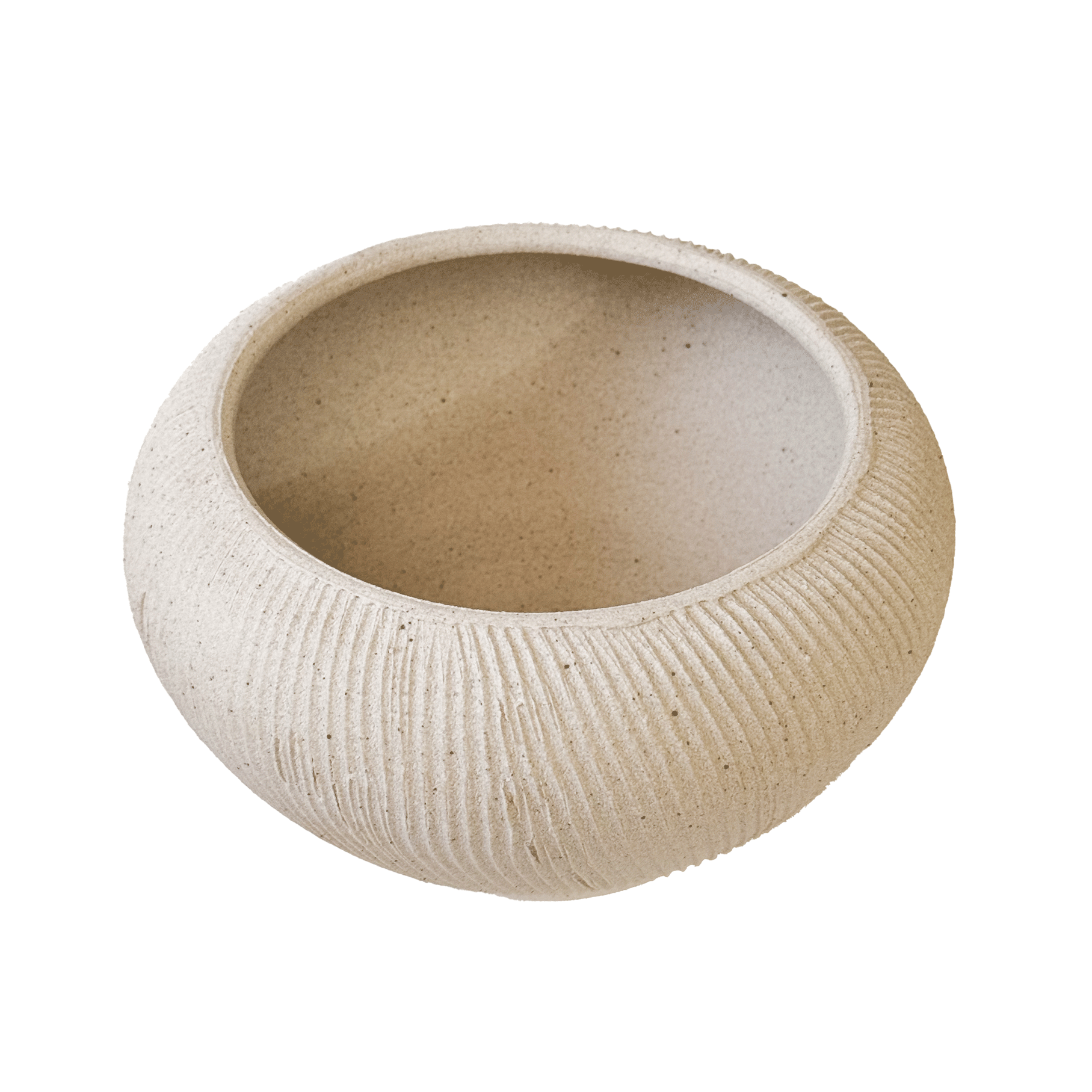 SOMBRA - Wholesale Plant Pot - Quartzite Ribbed Planter Set 0521