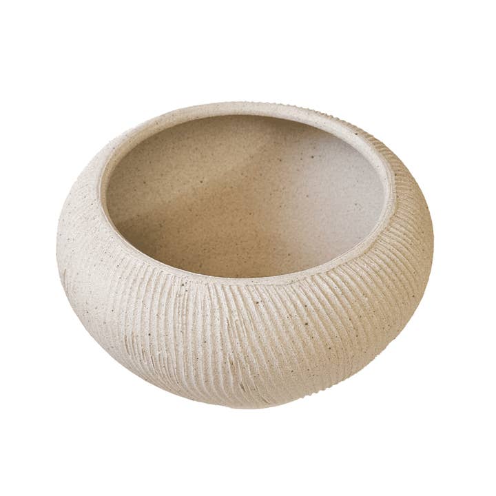 SOMBRA - Wholesale Plant Pot - Quartzite Ribbed Planter Set 0521