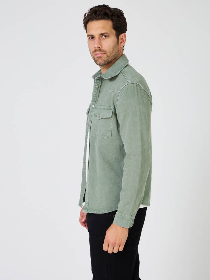 TOP MONDAY - Wholesale Shirt Jacket/Shacket - Men's - Men's Denim "Western" Overshirt - Slim Fit8