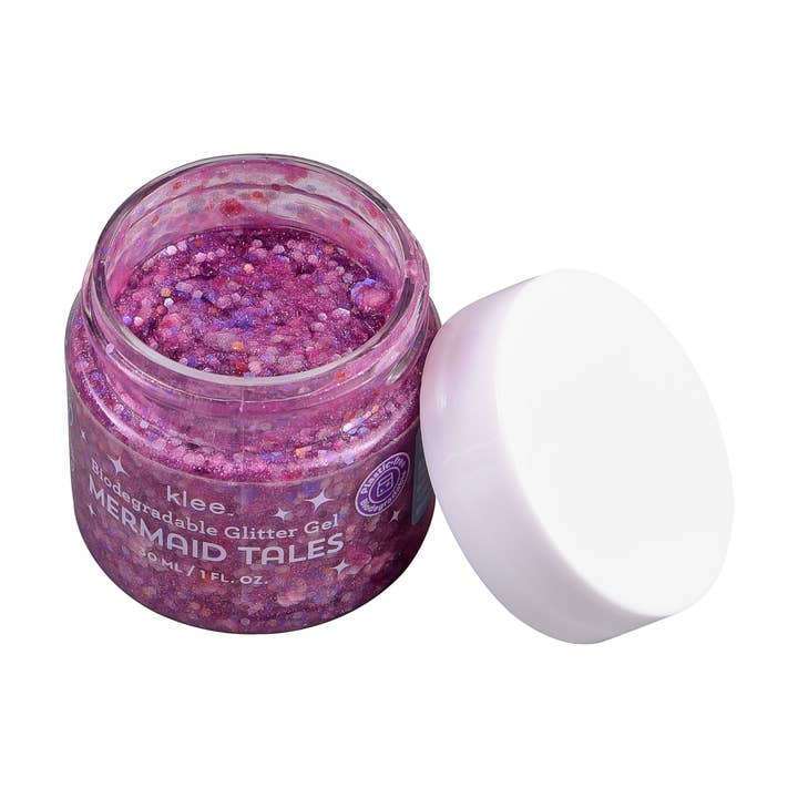Klee Naturals - Wholesale Body Glitter/Shimmer - Mermaid Tales - Klee Biodegradable Glitter Gel, 1 oz