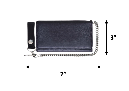 BLK 9086.00 - Biker Chain Wallet for wholesale on Faire1