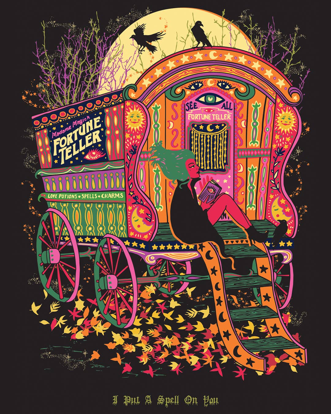Lost Plots - Wholesale Art Print - I Put A Spell On You - Fortune Teller Print1