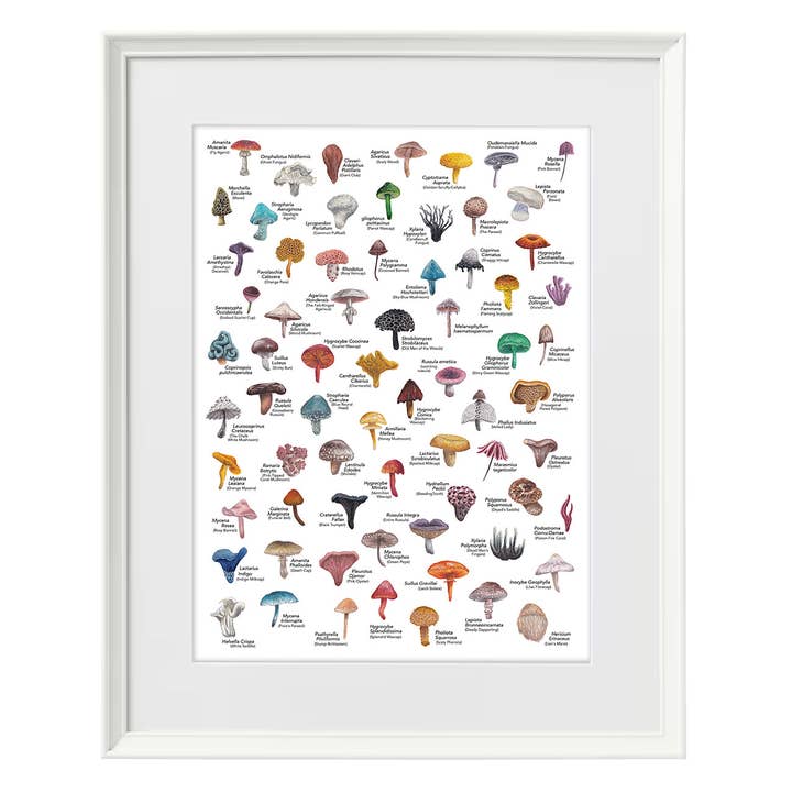 Lucy Locks Art - Wholesale Art Print - Mushroom A3 Print5