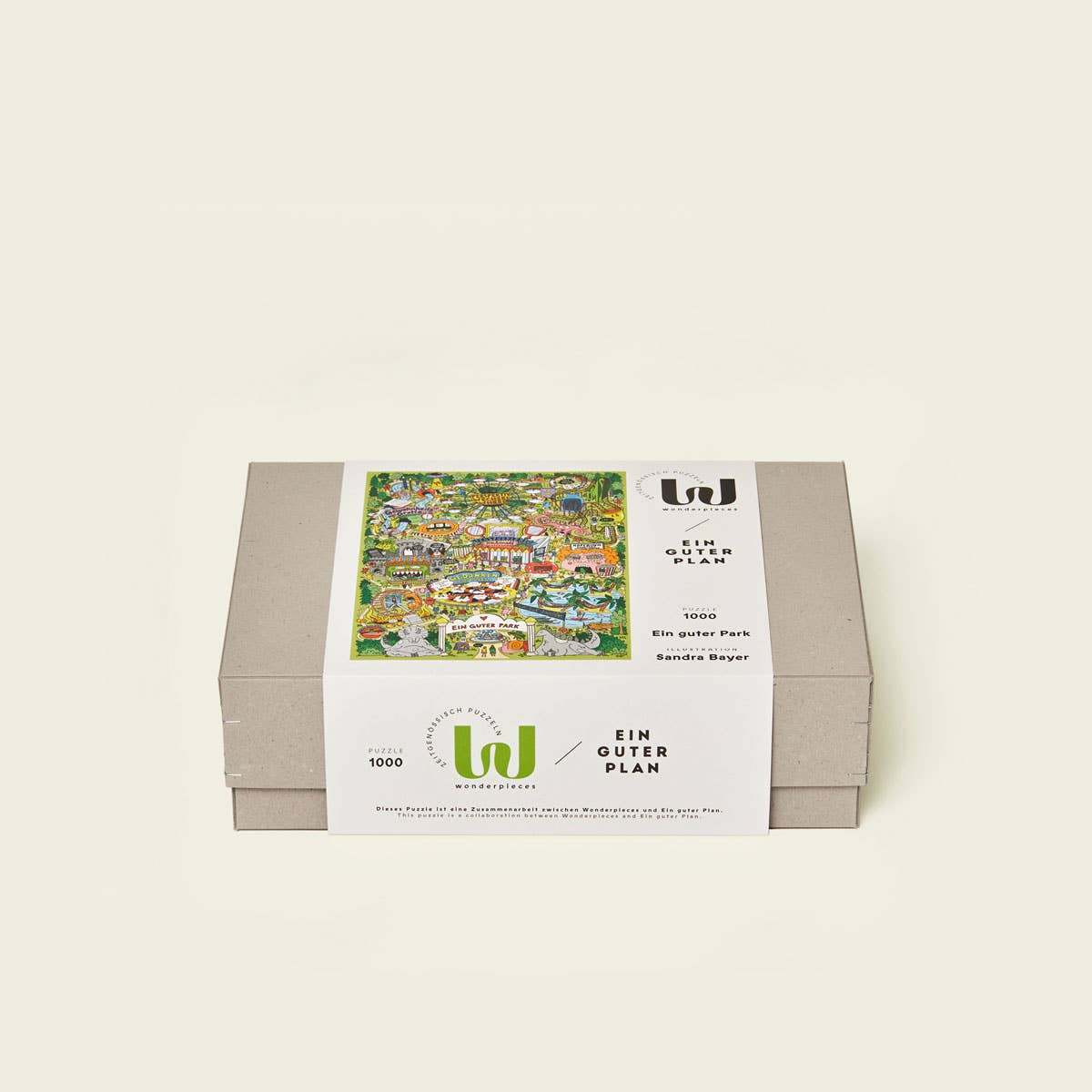 Wonderpieces – Puzzle - Adulto por atacado – Quebra-cabeça »Ein guter Park« | Ilustração de Sandra Bayer4