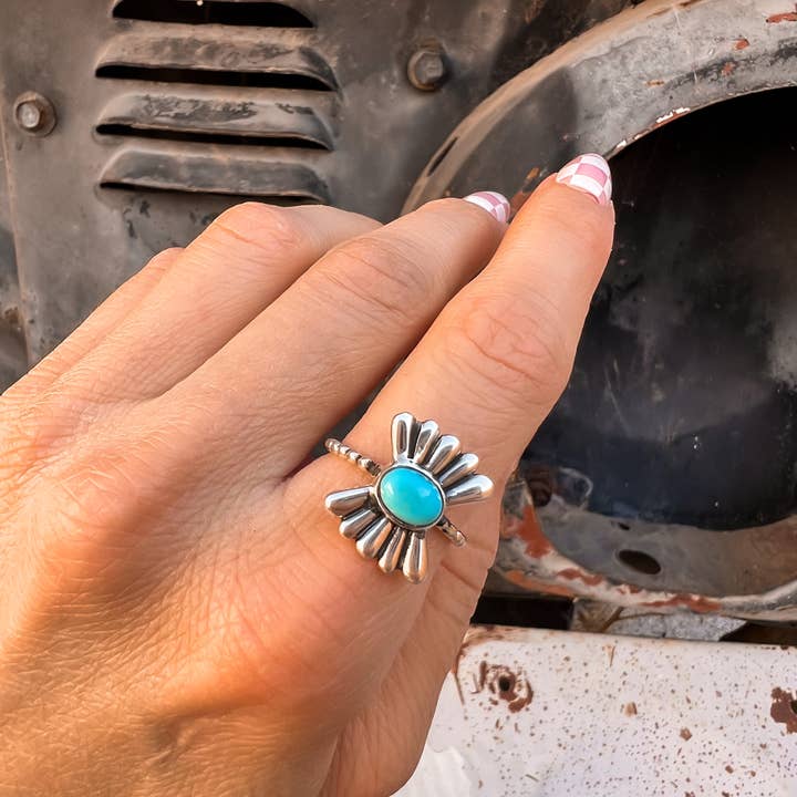 Krush Kandy - Wholesale Cocktail/Statement Ring - Sun Ring Sterling Silver Ring