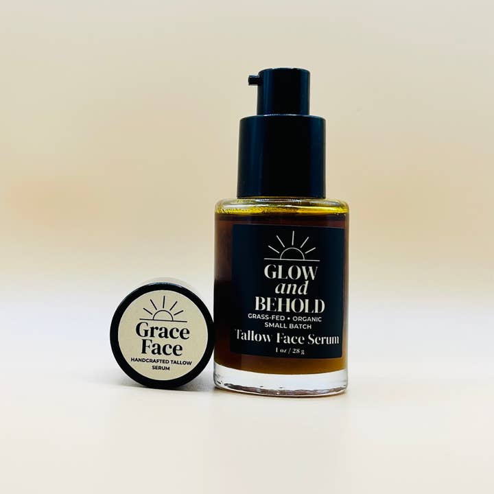 Grace Face Serum for wholesale by Glow and Behold Tallow Lotions and Balms