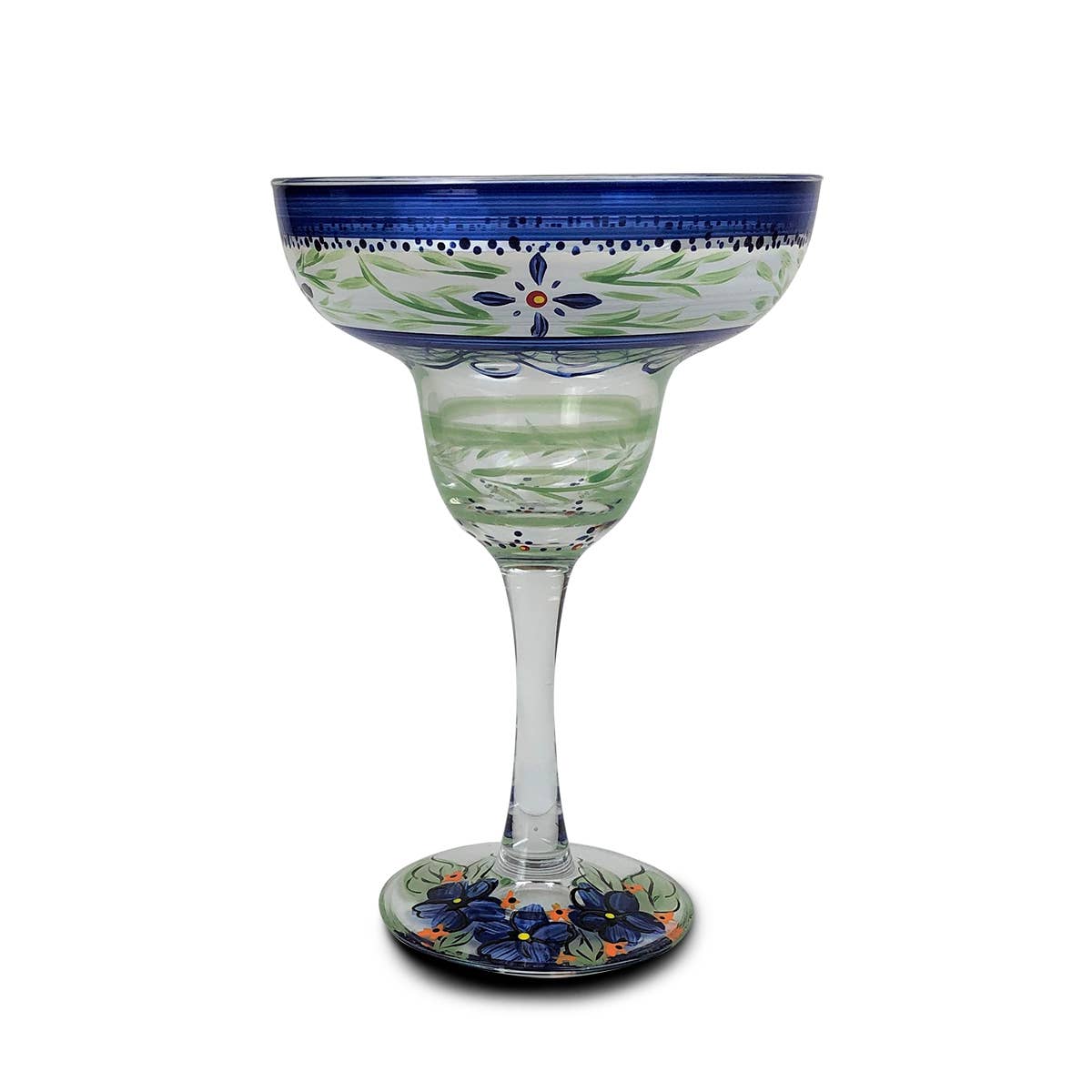 Golden Hill Studio - Wholesale Cocktail/likeur glas - Barcelona-blauwe Margarita-bril